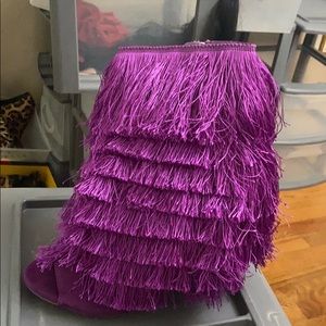 Nelly Bernal purple Mambo heels . Worn once.